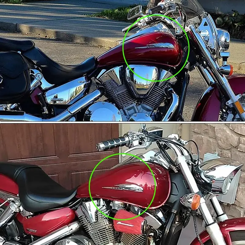 Motor 3D Emblem Badge Decal Fuel Gas Tank Stickers Tank Pad Protector Decals Cover Decorate For Honda VTX 1300 1300C 1300R 1300S