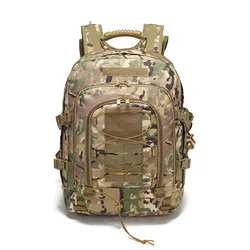 Tactical Camouflage Duffel Bag, Multifunctional Waterproof And Wear-Resistant, Suitable For Hunting, Hiking, Mountaineering