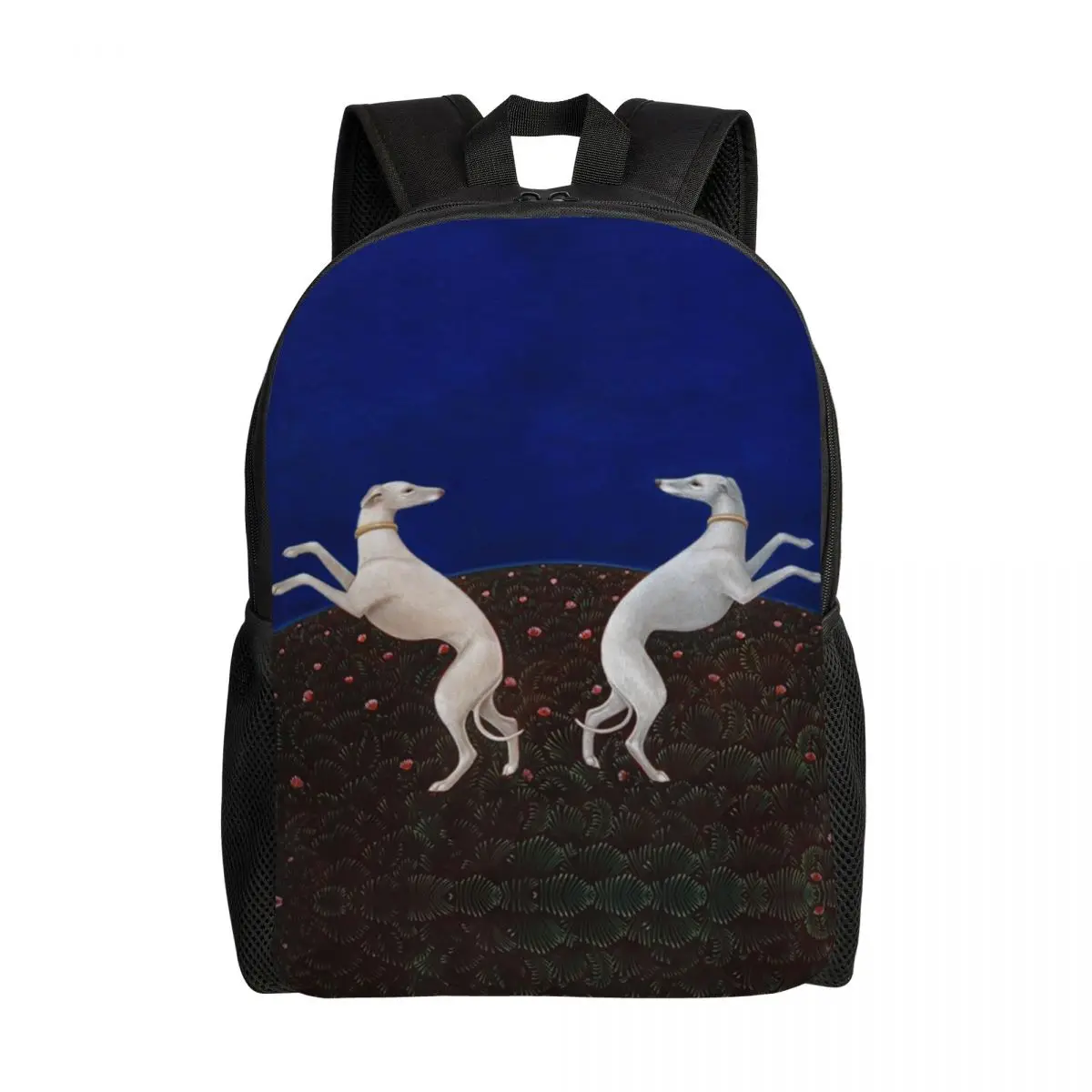 Mochila con diseño de galgo Whippet Dog para niñas, bolso de viaje escolar con diseño de Animal Sihthound, ideal para ordenador portátil de 15 pulgadas