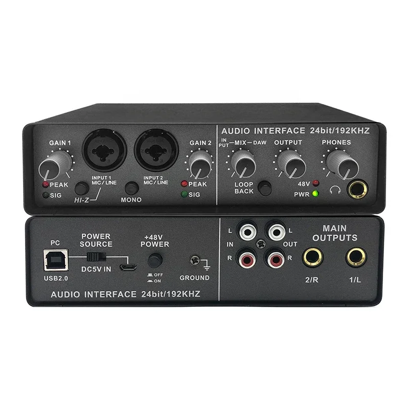 

Small External Professional Sound Card, Computer Free Drive Sound Card, Mobile Phone Live Broadcast Recording Karaoke Supports