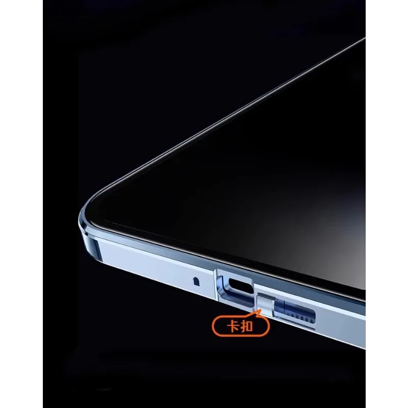 كامل عدسة حماية الإطار المعدني الحالات المغناطيسية قفل باك ل ممن لهم K13 توربو برو 5G على الوجهين غطاء من الزجاج المقسى جراب هاتف