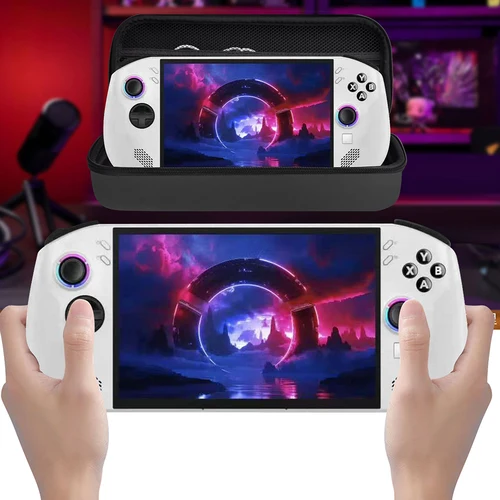 Imagen 2 del producto Bolsa de Estuche de transporte duro EVA para consola de juegos portátil Lenovo Legion Go S, carcasa dura a prueba de golpes, bolsa de transporte de viaje anticaída