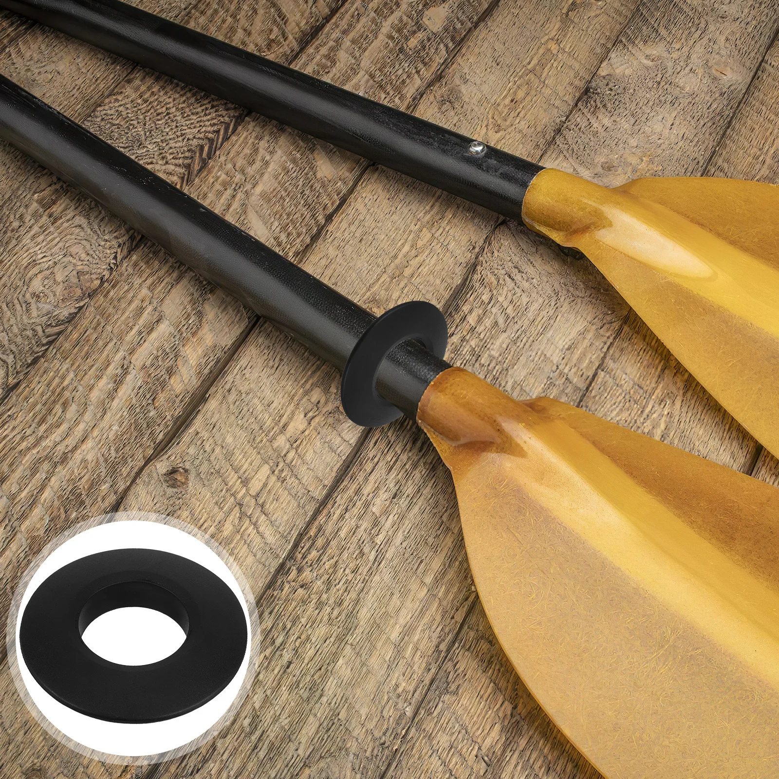 

20Pcs Kayak Drip Rings PVC Splash Guards Non-Slip Kayak Paddle Replacement Parts for Canoe Paddleboard Accessories Universal Fit