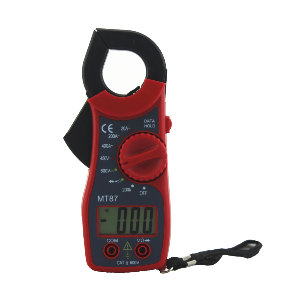 

Digital Multimeter Clamp Meter Voltage Tester Mt87 Amper Current Pincers Mini Data Hold Lcd Display Diode Testing Low