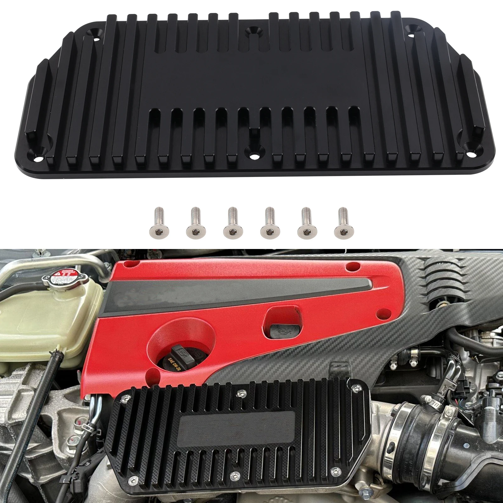 

Turbo Bonnet Replacement Cover Air Flow Intake Hood Scoop Vent For Honda Civic 11th Gen Typer R FL5 Typer (2023+) Inlet Pipe Cap