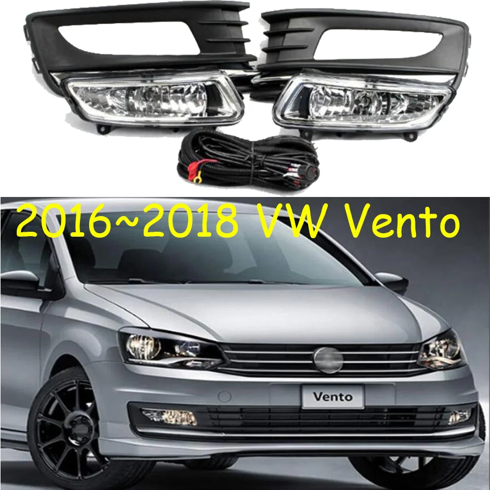 

Car bumper headlight for VENTO fog light 2016~2018y halogen bulb 4300K Wire of hanress Headlamp for VENTO fog lamp