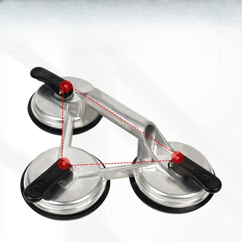 Yueyueli Strong Single Double Three Claw Thickened Manual Suction Head Marble Floor Tile Vacuum Ceiling Suction Cup