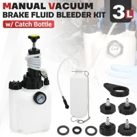 Kit de purga de líquido de frenos Manual para coche, bomba de líquido de presión de freno al vacío de 3L, máquina de descarga de frenos profesional, purgador de frenos neumático