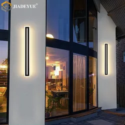 Outdoor waterproof LED long wall lamp IP65 lighting fixture suitable for living room terrace balcony courtyard villa wall lamp