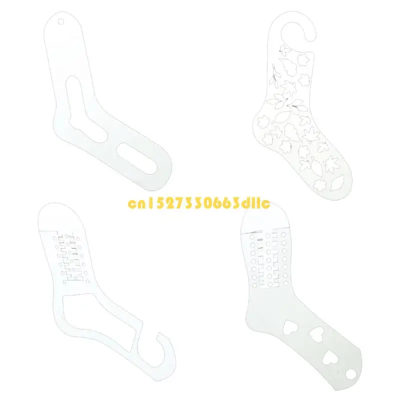 

124A 6pcs Sock Form Tools for Perfect Crafting Storage Solution Wooden Knitting Blockers for Craft Enthusiasts