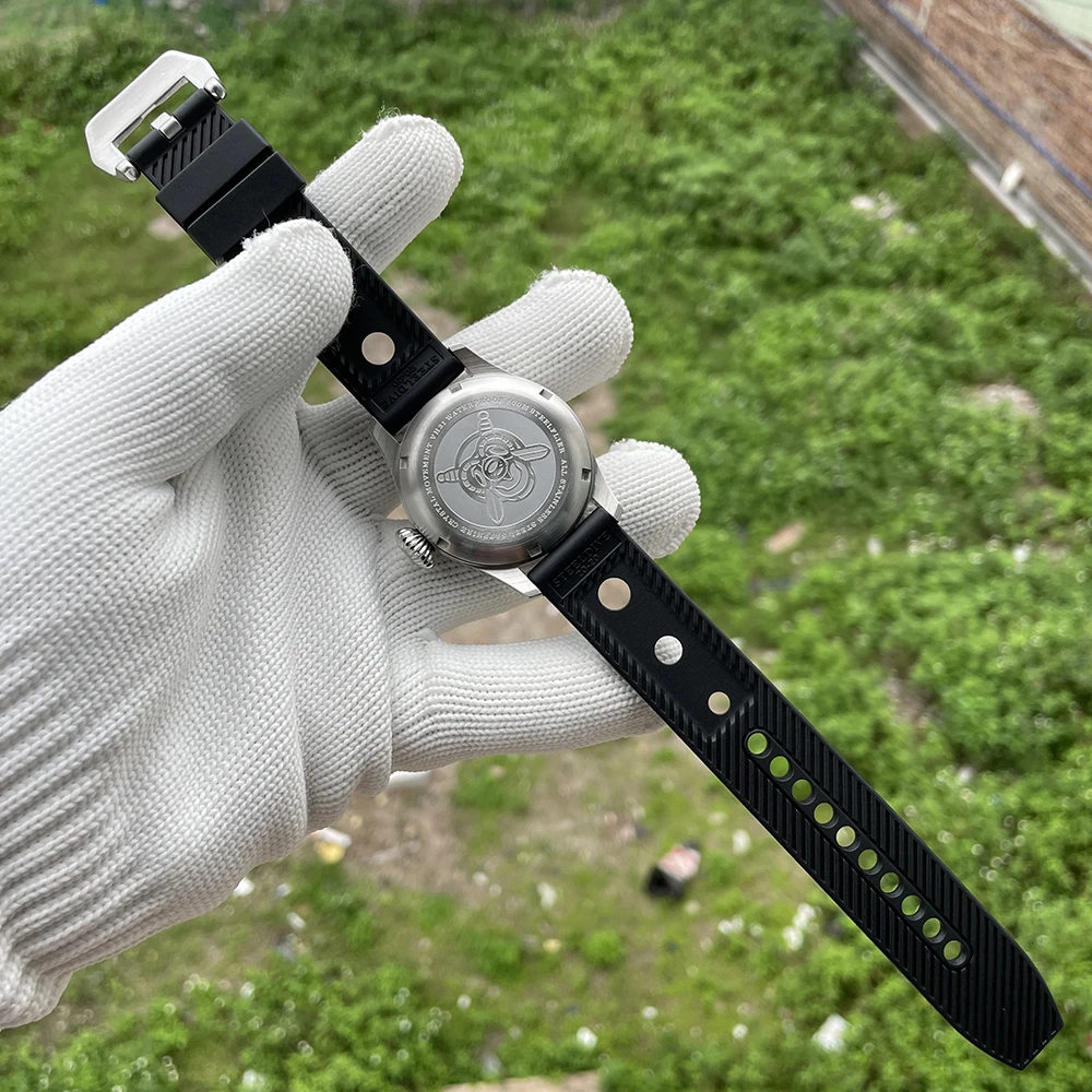 STEELFLIER Offizielle SF740V Neue Quarz-Armbanduhr Super C3 Leuchtende 200M Wasserdichte VH31 Mute-Uhrwerk Mann Mode Business Uhr – Detail 21