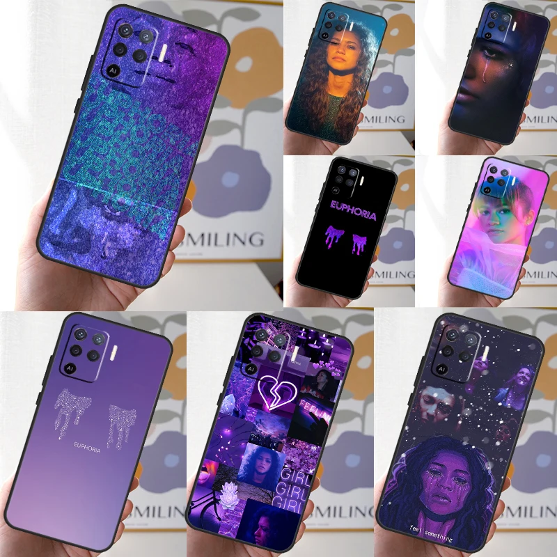 American TV Series Euphoria For OPPO A52 A72 A5 A9 A53 2020 A96 A76 A16 A54 A74 A94 A58 A78 A98 A15 A17 A57 A77 A79 Case