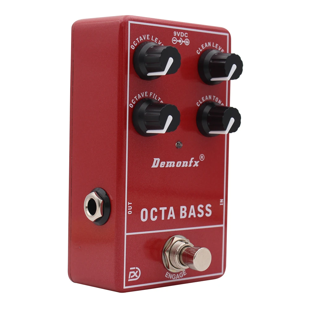 

НОВАЯ ПЕДАЛЬ ЭФФЕКТОВ DEMONFX OCTA BASS ANALOG BASS EFFECT OCTAVE