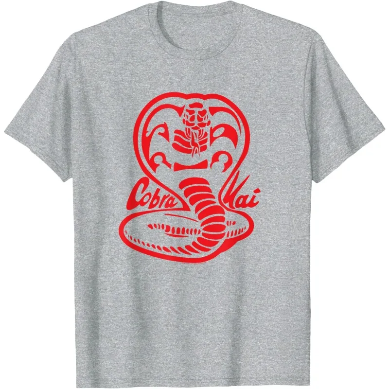 Cobra Kai Red Cobra Logo T-ShirtFive 5yr BDay Son Boy Dinosaur 2020 5th 5 Year Old Birthday T-Shirt Men's 100% Cotton Funny Roun