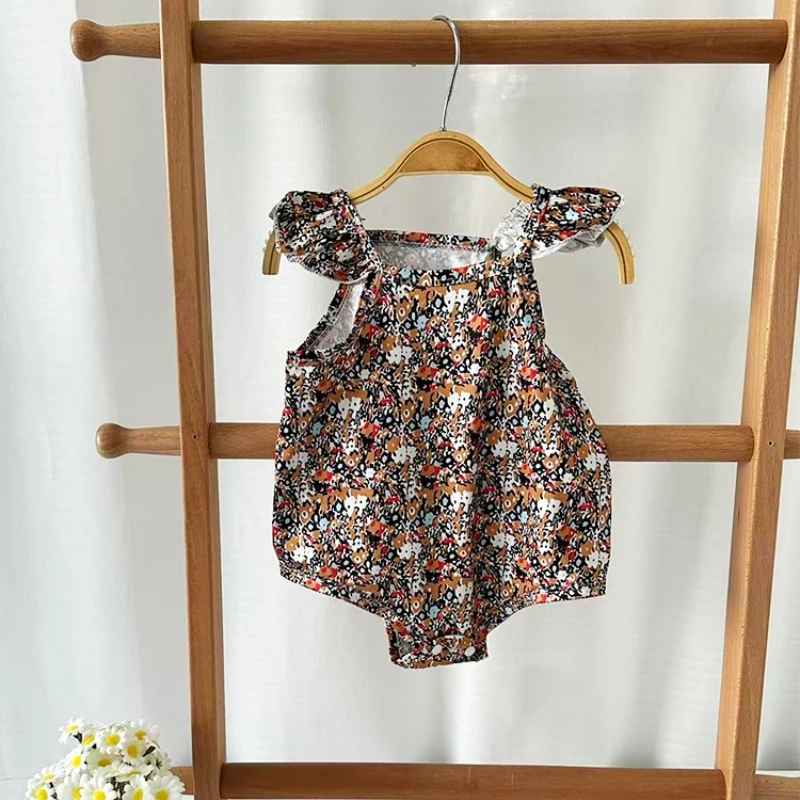 

Новый летний детский купальник с сумкой на подтяжках, повседневный и модный, цельный купальник для новорожденных, легко надевать и снимать