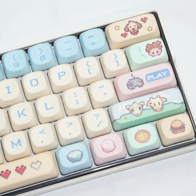 Mifuny Star Dew Valley Story Keycap Pixel PBT Симпатичная механическая клавиатура на заказ ТермосублимацияDIY Cherry Profile Боковая резьба