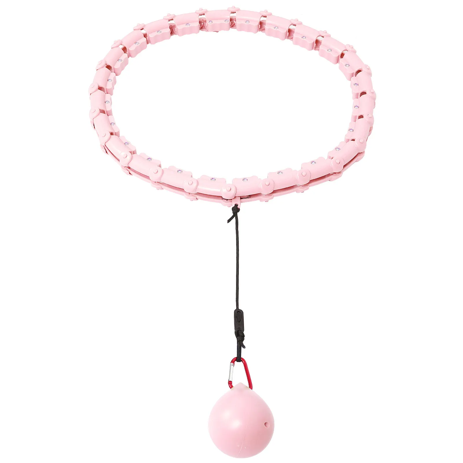 Smart Waist Exercise Hoop 24 Sections Detachable Fitness Hoop for Home Abdomen Thinning Slimming Rotating Fat Burning