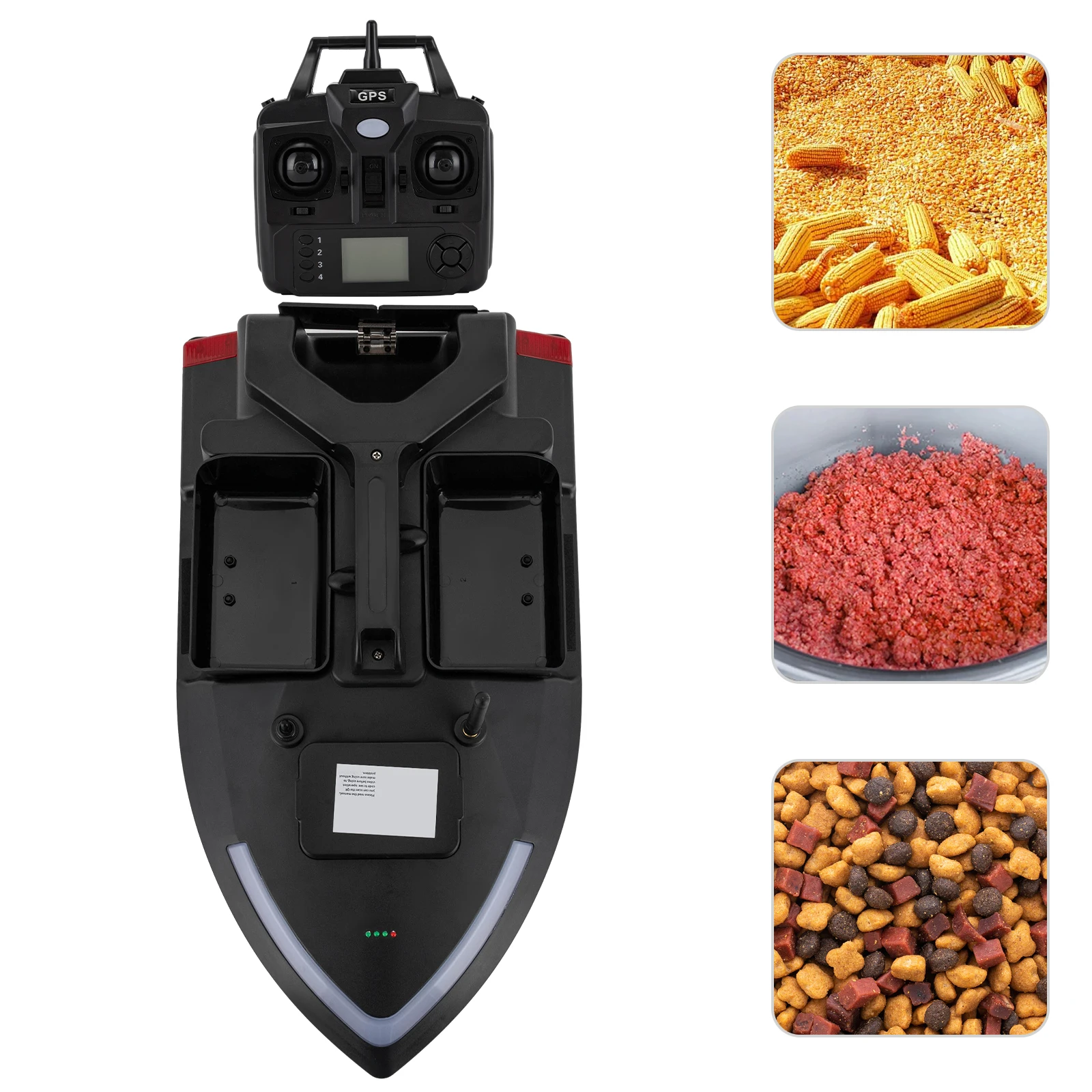 

Fishing Bait Boat, GPS Remote Positioning and Control Mode for All Kinds of Fishing Water Except for Sea Fishing 4.41lbs Load