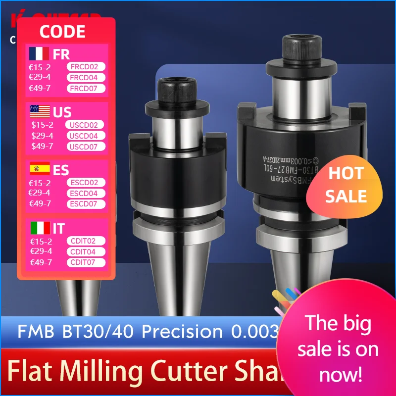 cnc工作機械用フライスカッターホルダー高精度黒bt40-fmb-27-0003-60lbt30-fmb22