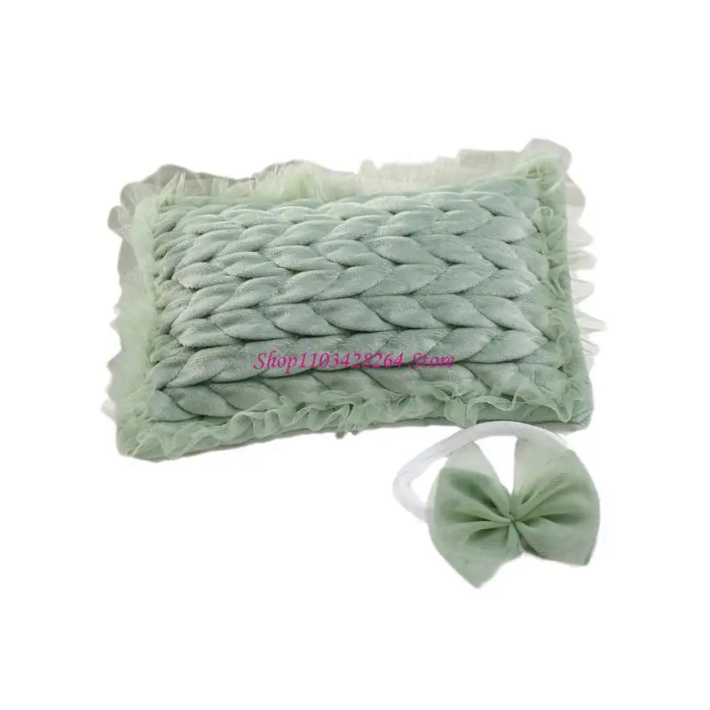 

Детская фотография реквизит подушка, ребенок, позирующая маленькую подушку с волосами для волос с повязкой.