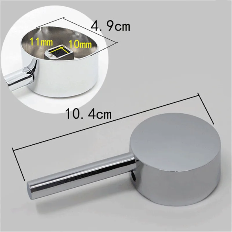 Maniglia del rubinetto Maniglia Piatto Lavabo Doccia Interruttore Quadrante Acqua calda e fredda Bobina da 40 mm Parti di riparazione Rubinetti per vasca e doccia