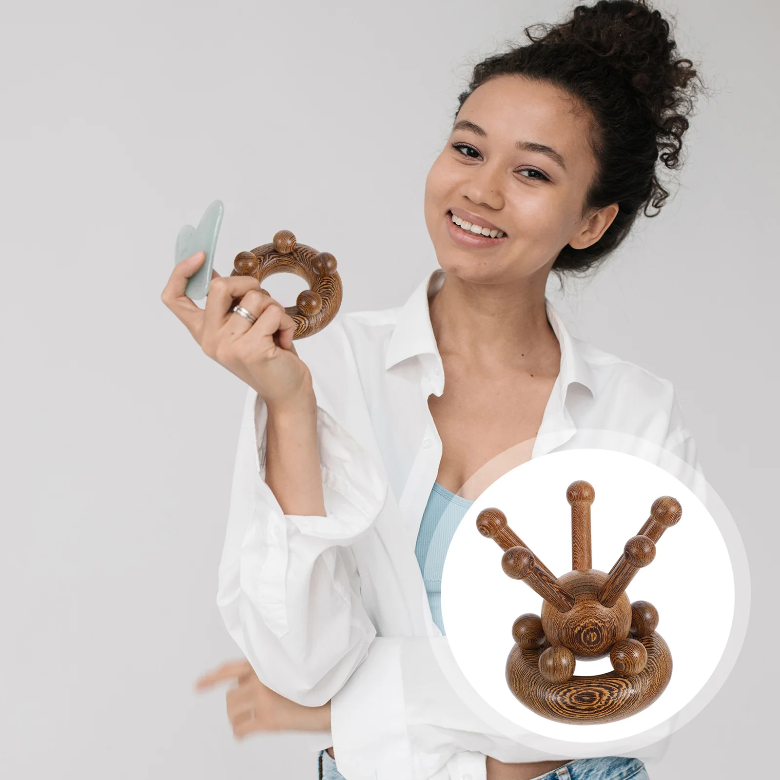 

2 шт., деревянная расческа-массажер для кожи головы, натуральное куриное крылышко, деревянный инструмент для массажа головы для ухода за волосами, щетка Гуа Ша, массаж для снятия стресса