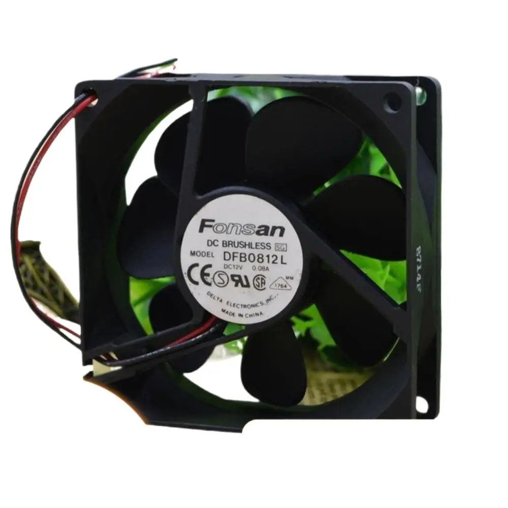 

Dfb0812l Quiet Silent Cooling Fan 80mm for Delta 80X80X25mm DC 12v 0.08a 8cm Ultra-Quiet 2-Wire Power Supply Computer Case