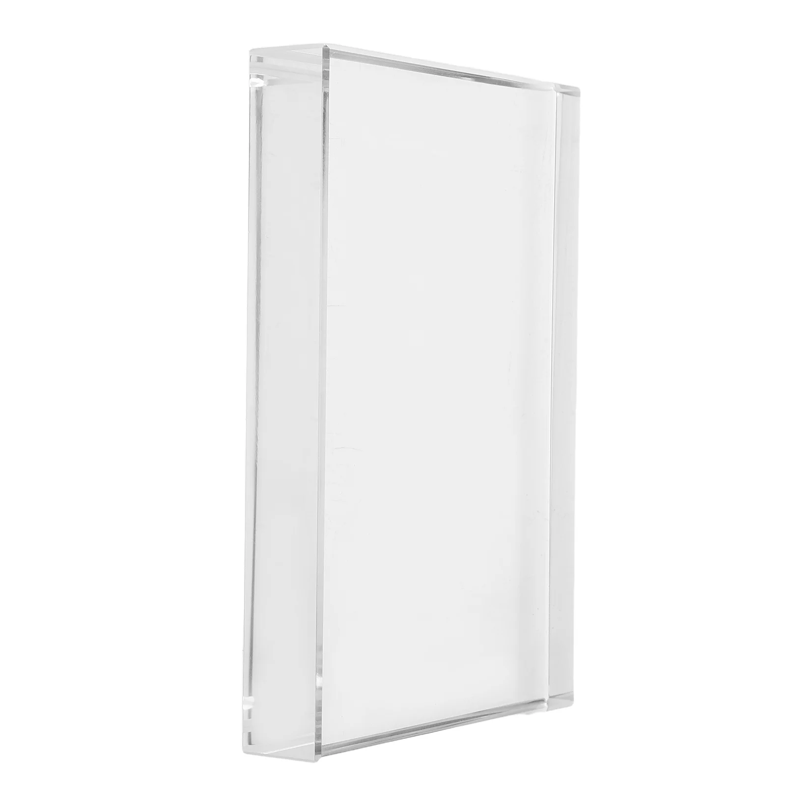 

Clear Square Glass Paperweight Crystal Desktop Decorations Decorative Cube Blank