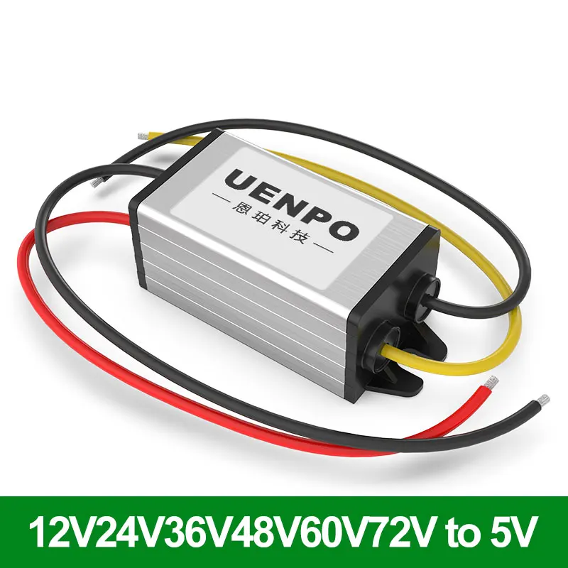 12V to 5V voltage reduction module 24V to 5V voltage reduction device 36V48V to 5V inverter 60V72V to 5V power converter