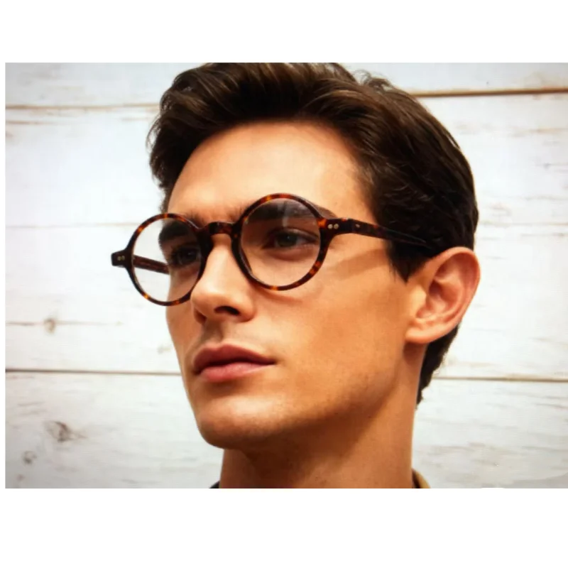 

Vintage Round Acetate Glasses Frame Men Retro Trending Reading Eyeglasses Frame Women Luxury Brand Fashionable Eyewear
