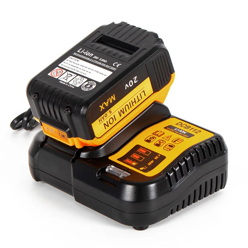 2A/4.5A DCB112 DCB118 Li-Ion Battery Charger Charging For Dewalt 10.8V 12V 14.4V 18V 20V Dcb101 Dcb200 Dcb140 Dcb105 Tools US/EU