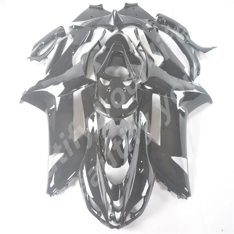 Full fairing kit for Kawasaki ZX6R 2007 2008 motorcycle fairings ZX-6R 07 08 Ninja 636 silvery black bodywork set