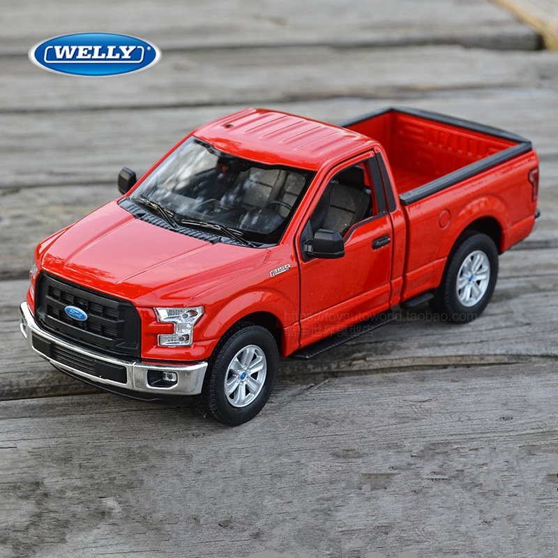 

Welly 1:24 2015 Ford F150 Regular Cab Pickup Alloy Car Model Diecasts Metal Toy Off-road Vehicles Car Model Simulation Kids Gift