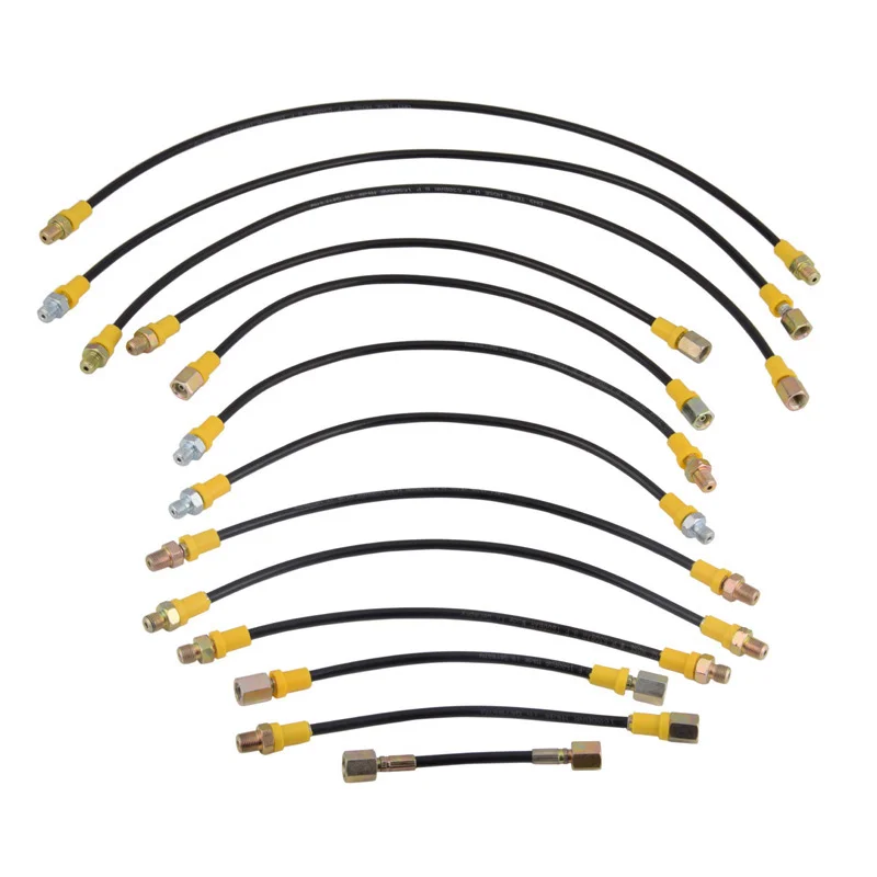 Tuyau haute pression PCP Paintball, Tube en Nylon 300bar/4500psi HP, raccord femelle 1/8NPT, 23cm de Long