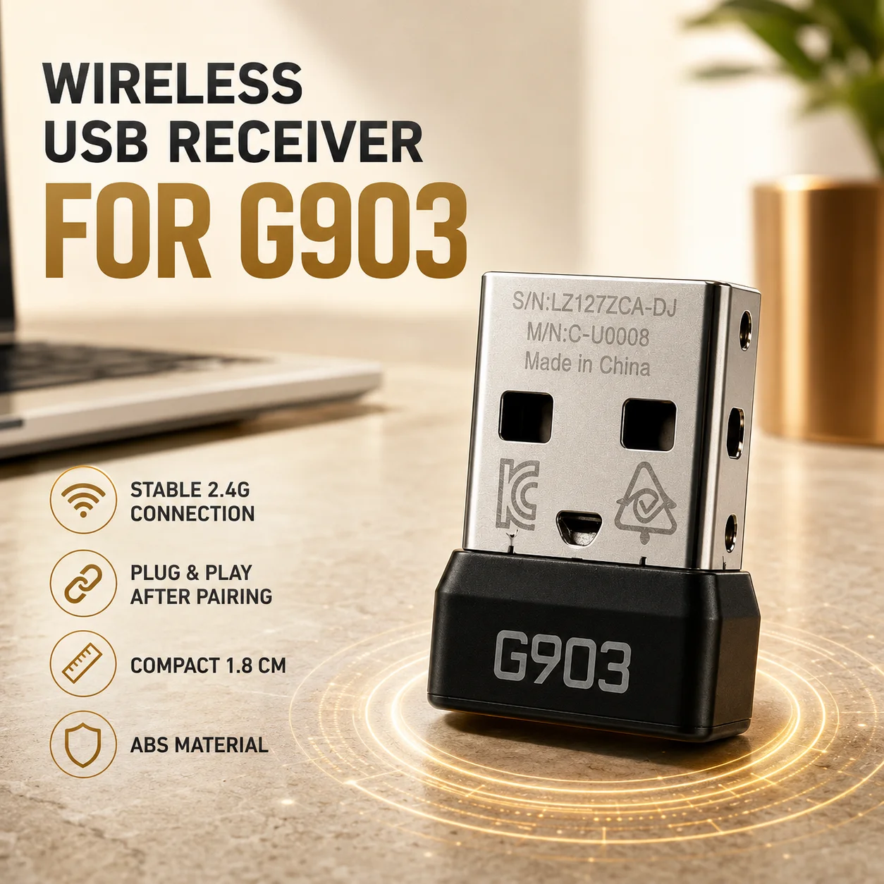 Gaming Accessories Brands - Untuk Receiver Mouse Logitech G903 -