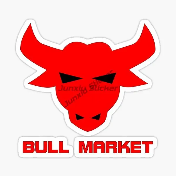 Angry Red Bullfight Bull Head Car Sticker PVC Decals Sticker on Motorbike Car SUV Bike Laptop Fridge Wall Door Decor Decals