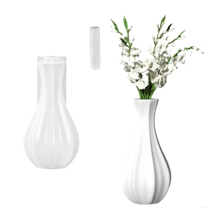 Y88A Multifuntional Silicone Vase Molding Simple Office Decorative Moulds