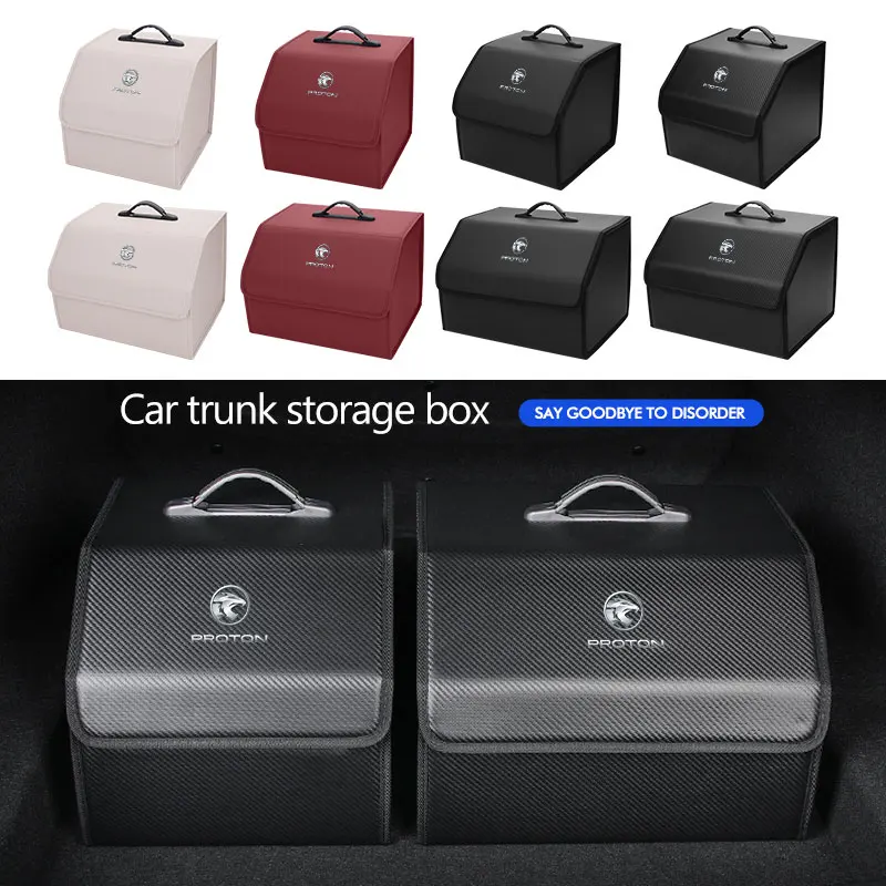 

Universal Car Trunk Folding Pouch Box Organizer Bag Storage For Proton X50 X70 SUPRIMA S SAVVY SATRIA SAGA PREVE IRIZ Waja