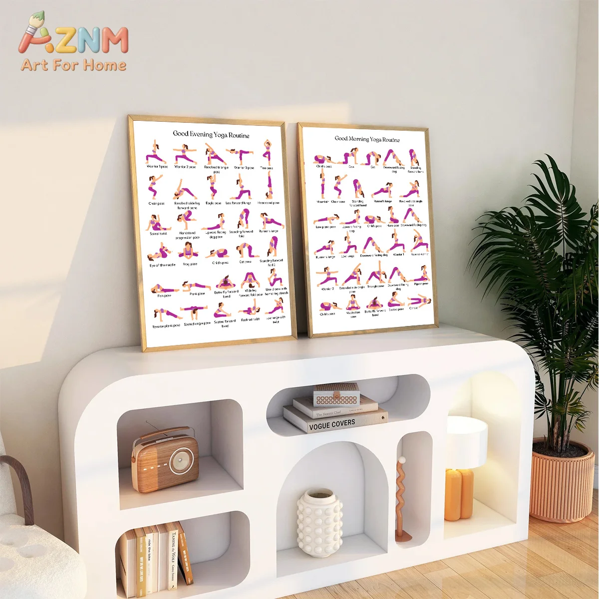 AZNM ingelijste canvas print y - Home Gym Routine recensie en prijs