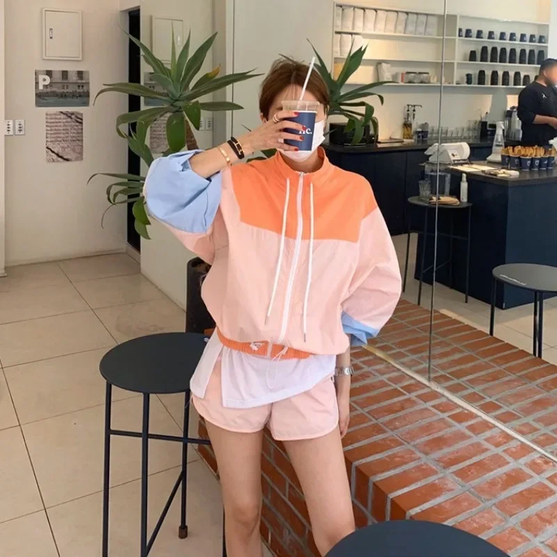 

Korean Jackets Women Patchwork Autumn Baggy Y2k Casual Outwear High Street Fashion Streetwear Harajuku Coats Aesthetic Clothes