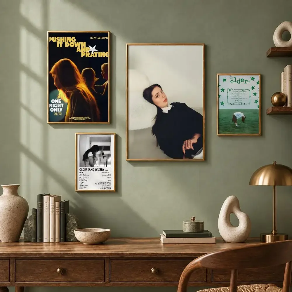 Trendy Singer L-Lizzy McAlpineS Poster HD Self-Adhesive No Residue After Removal Ideal for All Kinds of Wall Decor
