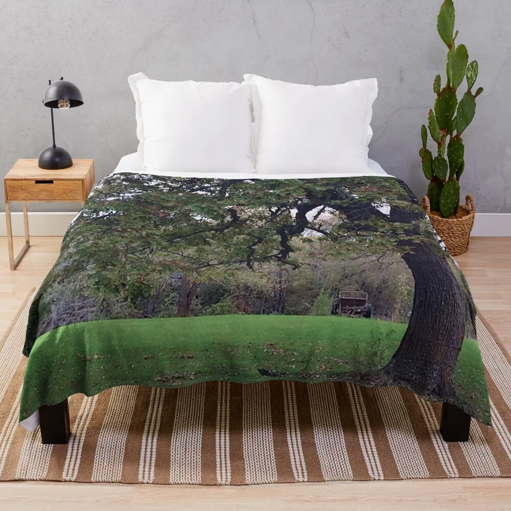 

Country Autumn Scene Photograph. Throw Blanket sofa bed Retros Quilt Decoratives Blankets