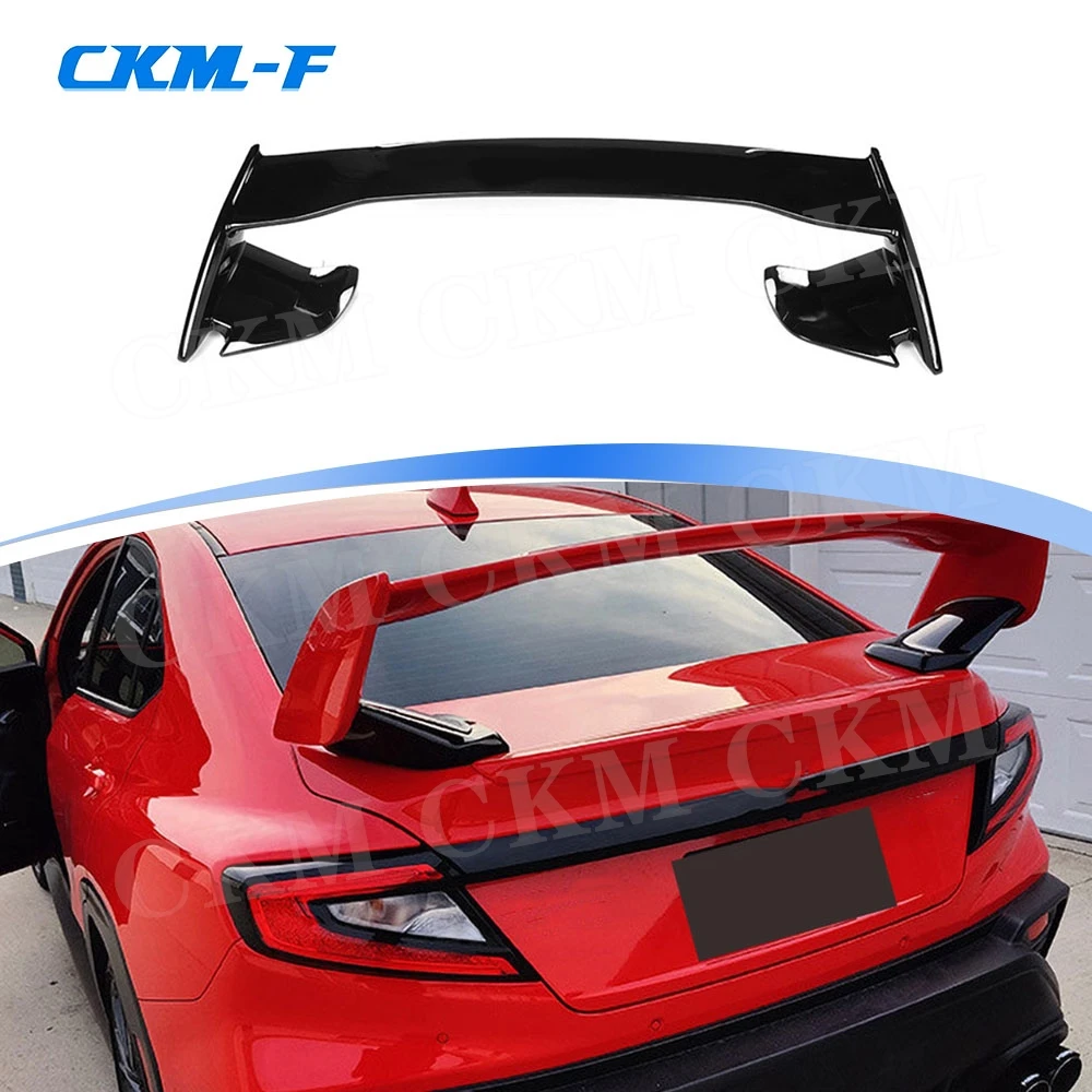 

for Toyota Subaru WRX STI 2022-2025 ABS Gloss Black Rear Trunk Spoiler Lip Wing Body Kits O style Car Accessories