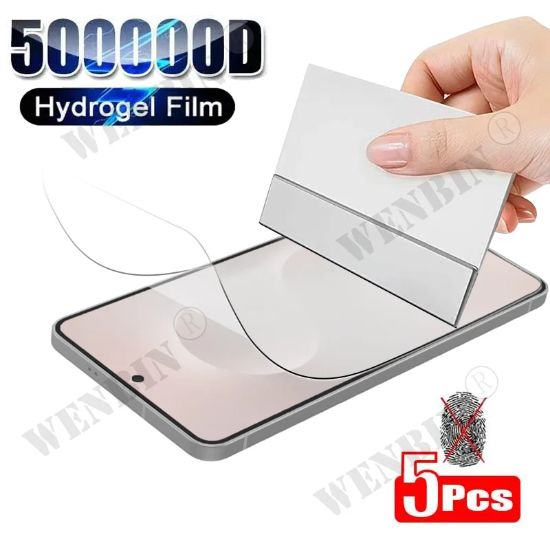 

5 Pcs Hydrogel Film For Samsung Galaxy S26 S25 S24 S23 S22 Ultra Plus Edge FE A56 A36 A26 A16 A55 A35 A15 5G Screen Protector