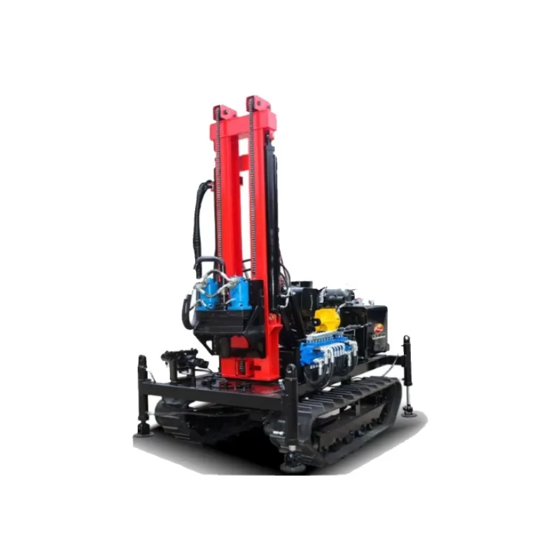 Plataforma de perforación de pozos de agua neumática tipo rueda personalizada, venta directa, plataforma de perforación de pozos de agua diésel totalmente hidráulica personalizable