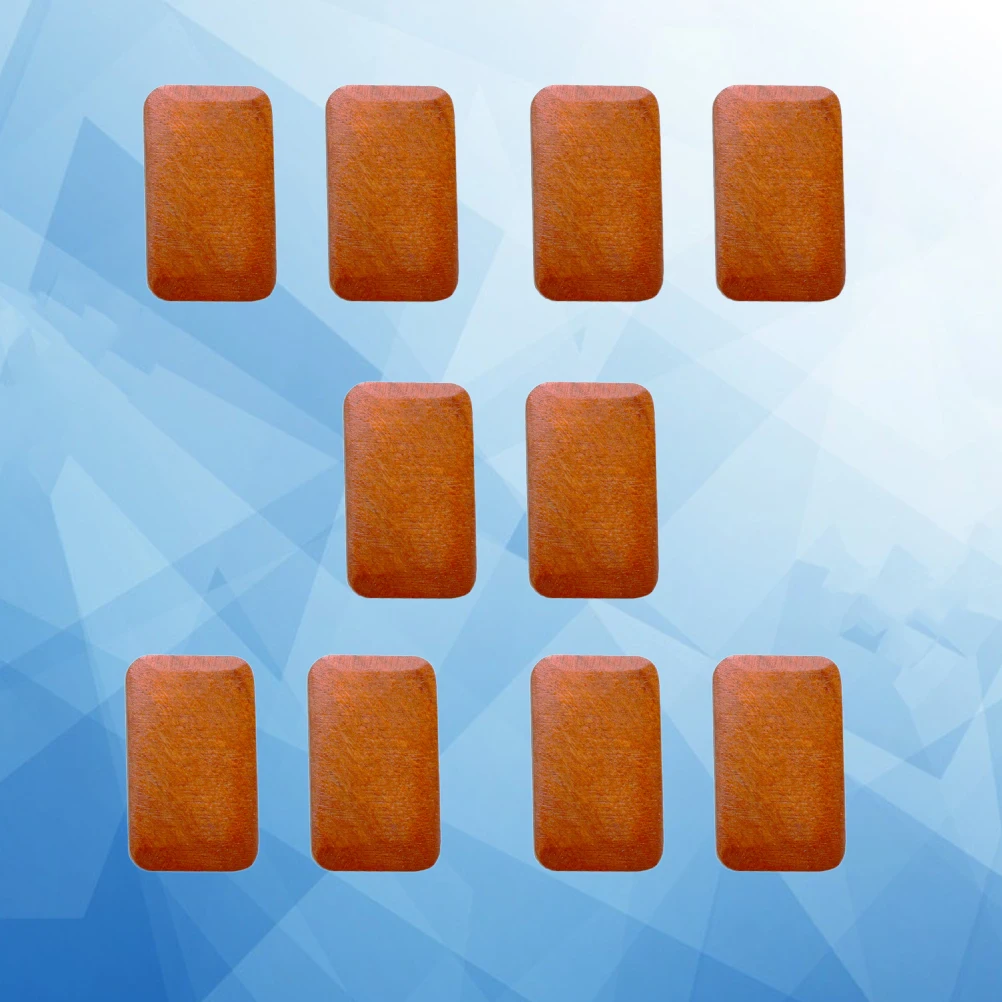 

10 Pcs Wooden Earrings Chips Vintage DIY Jewelry Making Pendants Lightweight Comfortable Stylish Geometric Creative