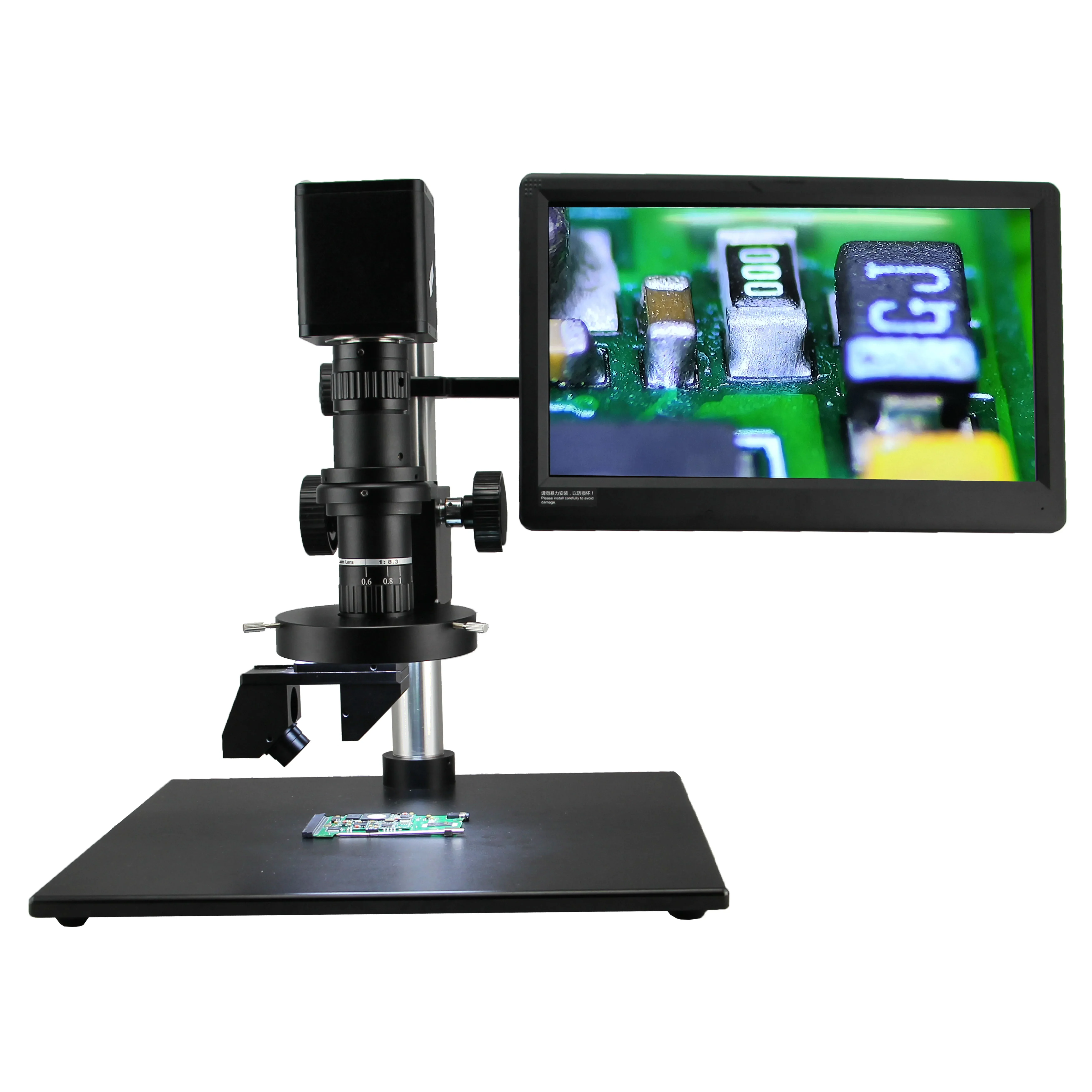 FM3D0325A Measuring with Stand Camera Digital Magnifying Glass Video Microscope