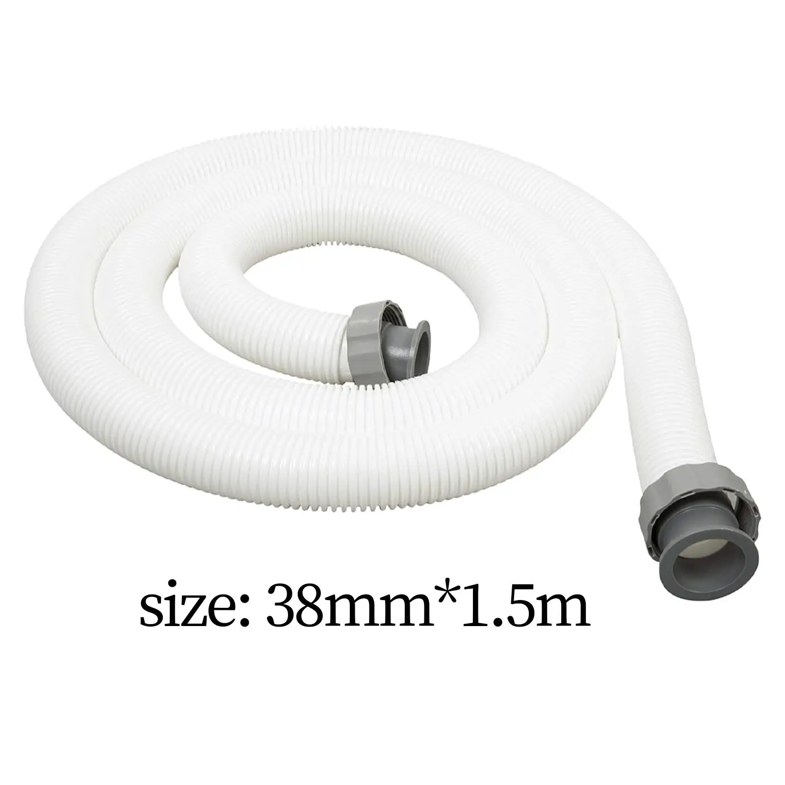 Tubo per piscina Parte di ricambio flessibile leggera Tubo per pompa filtro per piscina Tubo per pompa per piscina Tubo per piscina lungo 1,5 m 38 mm