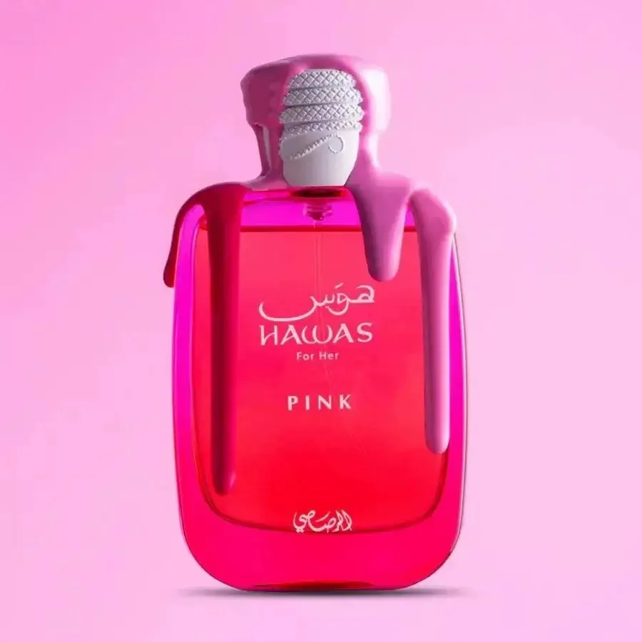 

Hawas Pink for Her Women's Perfume 3.38oz Soft Rose And Berry Aroma Refined Elegant Scen.tt