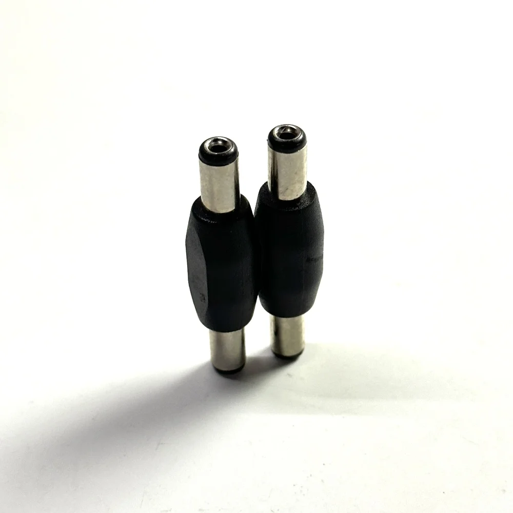 DC Male Jack Power Plug Connector Adapter 5.5x2.1mm DC Male To Male jack Socket Adaptor